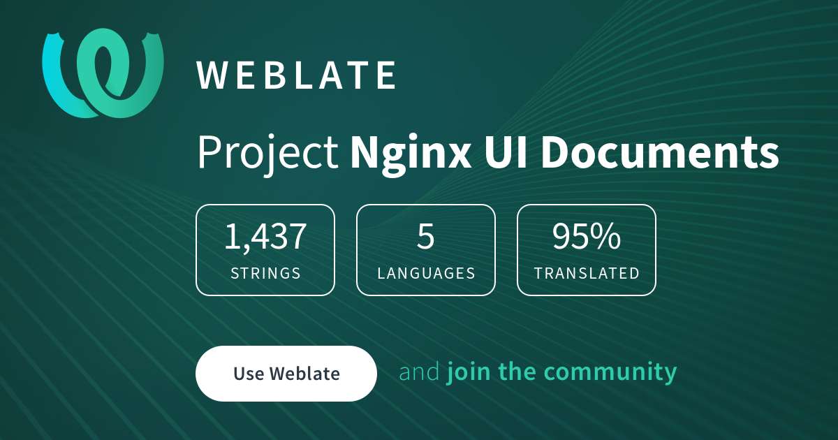 Nginx UI Documents @ Weblate